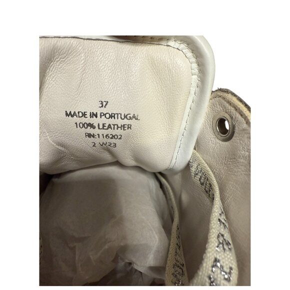 Zadig & Voltaire ZV1747 High Flash High-Top Sneakers Silver - Picture 13 of 16